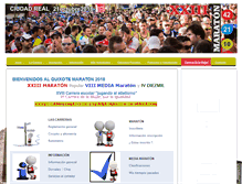 Tablet Screenshot of maratonclm.net
